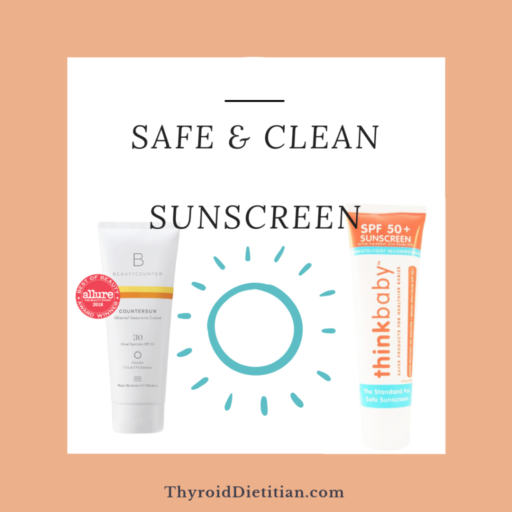 clean sunscreen